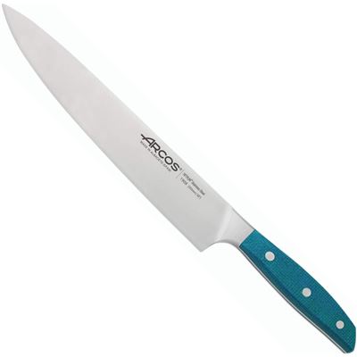 Cuchillo Cocinero Arcos Brooklyn Azul Hoja 250mm