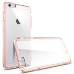 Becool® - Funda iPhone 6 Plus iPhone 6S Plus Spigen SGP Ultra Hybrid Rosa Transparente