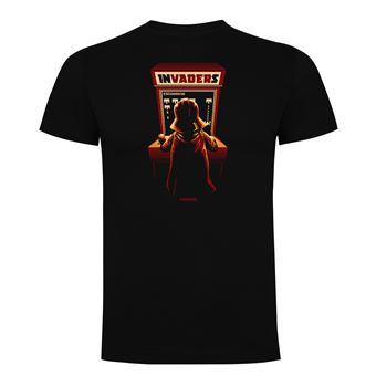 Camiseta manga corta Friking, Modelo 1021 Star Wars, Arcade invaders Talla 2XL, Negro