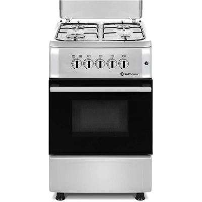 Cocina Gas Solthermic F5s40g2i 4 Fuegos 50x55cm Inox
