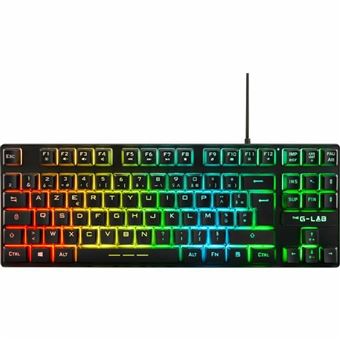 Teclado Gaming The G-Lab Caesium AZERTY Francés Negro - 1