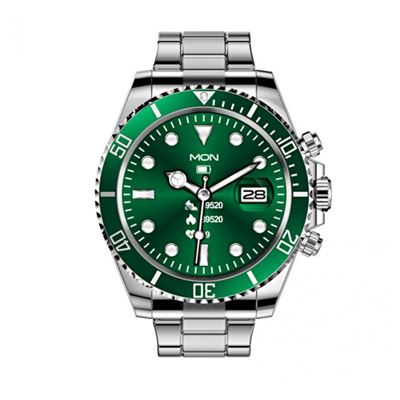 Smartwatch Smartek Sw-aw12 Acero Inoxidable Verde/plata