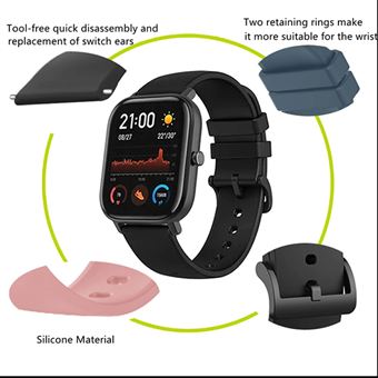 Correa SmoothSilicona para Xiaomi Redmi Watch 2 Lite Negro - Fundas y  carcasas para smartwatch - Los mejores precios
