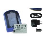 Baterìa + Cargador (USB/Coche/Corriente) LP-E8 para Canon EOS 550D, 600D, 650D, 700D