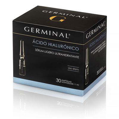 Sérum Facial Ligero Ultrahidratante En Ampollas Germinal Acción Profunda Ácido Hialurónico 30 X 1ml