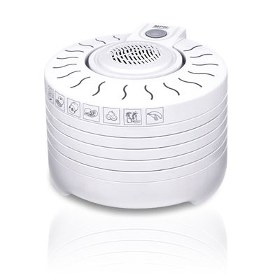 Deshidratador Alimentos Frutas, Verduras, Setas, Eléctrico,5 Bandejas, Sin Bpa, 28 Cm Mpm Msg-01 250w Blanco