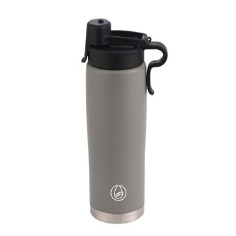 BERGNER Borraccia per Acqua da 750 ml, in Acciaio Inox, Colore Grigio