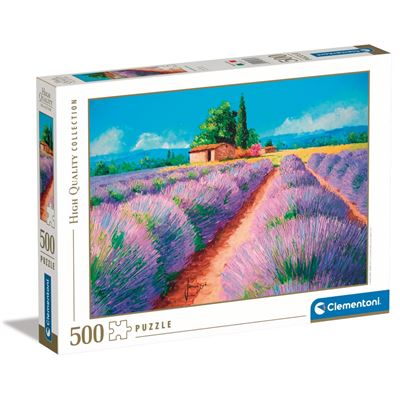 Puzzle Clementoni 500 Piezas Campo Lavanda