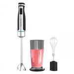 Batidora de mano Cecotec PowerGear 1500 XL Cream 1500W Metal y Negro