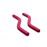 Salvamanteles Flexible, Set de 2 Rojo_1