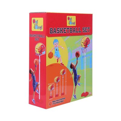 Canasta De Baloncesto Y Pelota Ogi Mogi Toys Multicolor +3 Años