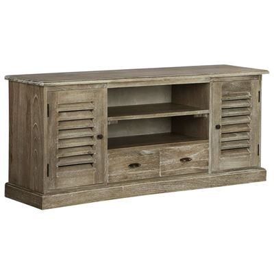 Mueble Para La Televisión Vidaxl De Madera Mindi Maciza Cm
