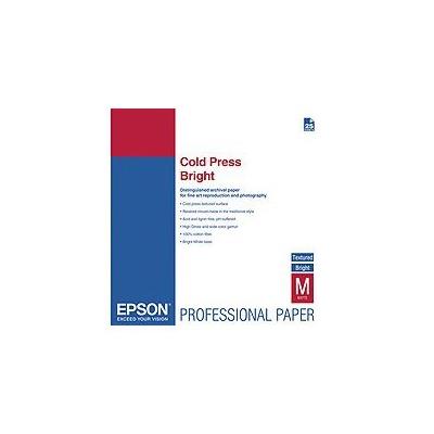 Papel para impresora Epson Cold Press Bright, A3+, 25 hojas