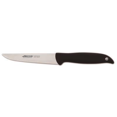 Arcos Cuchillo De Cocina Menorca 145100 De Acero Inoxidable Nitrum Y Mango De Polipropileno Con Hoja De 13 Cm En Blíster