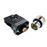 Pulsador de enganche BeMatik 22mm 400V 10A con bloqueo y luz LED naranja_1