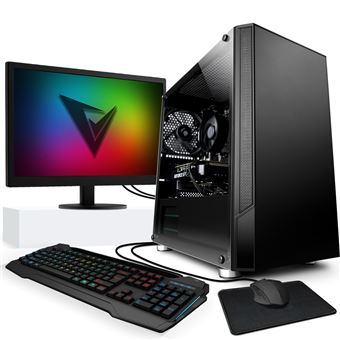 Gaming PC Vibox - FX 8350, Nvidia GeForce GTX 1050 Ti, 16 Gb RAM, 1TB HDD, 22" HD Windows 10 Pro