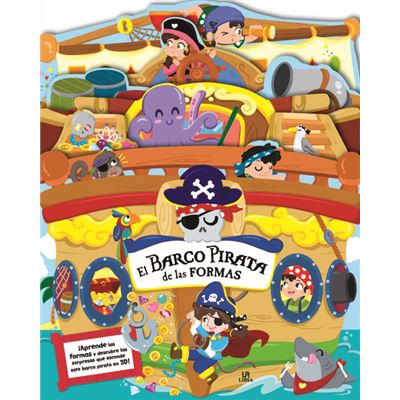 Libro El Barco pirata de las formas autores español tapa dura