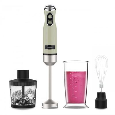 Batidora De Mano Cecotec Power Retrogreen 1200max Cream&crush 1200w Verde