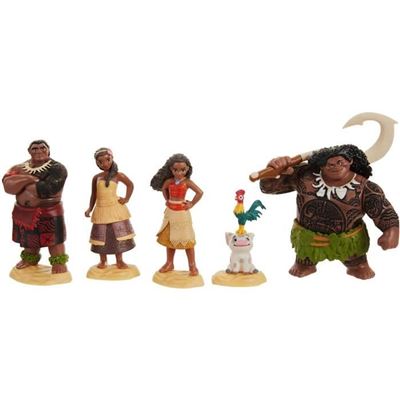 Vaiana Disney Moana oceania figuras multicolor talla 455367l jakks pacific pack de 5