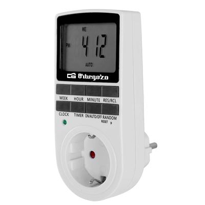 Programador Digital Orbegozo Pg 25, Pantalla Lcd, Temporizador, 16 Programas