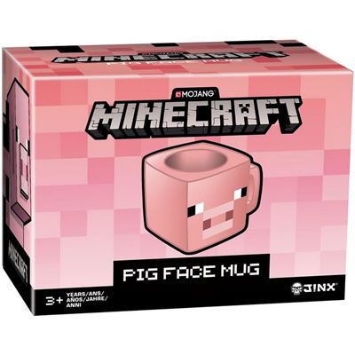Taza Plastica Minecraft Pig Face