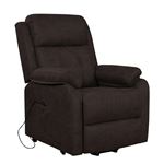 Sillón Relax Eléctrico Reclinable Levantapersonas Imperial Relax, Color Chocolate