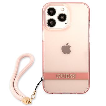 Carcasa Cool Para Iphone 13 Pro Licencia Guess Rosa + Colgante con Ofertas  en Carrefour