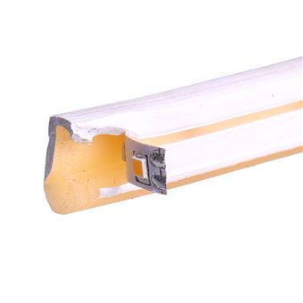 Tira LED NEON flexible 25m, Color luz Blanco Cálido 3000K 12VDC 8 * 16mm, corte 2,5cm, 120 led/m SMD2835