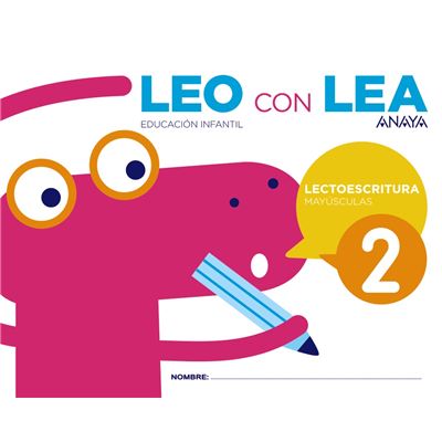 Anaya Educación Leo Con Lea 2. Mayúsculas.
