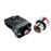 Pulsador de enganche BeMatik 22mm 400V 10A con bloqueo y luz LED roja_1