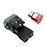 Pulsador de enganche BeMatik 22mm 400V 10A con bloqueo y luz LED roja_3