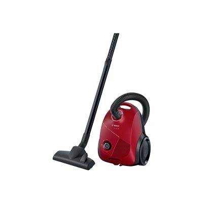 Aspirador Con Bolsa 3.5l Bosch Gl20s 600 W 80 Db 8m Variador De Potencia Rojo