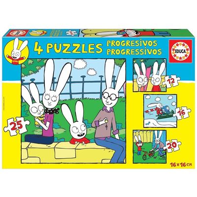 Puzzle progresivo Educa Simón 12 a 25 pzas