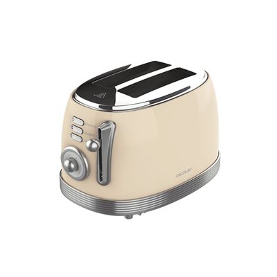 Tostadora Cecotec Toast&taste 1000 Retro Double 980 W Beige