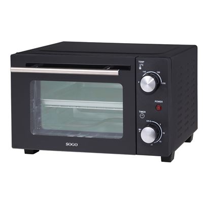 Mini Horno Tostador Sogo De 1000w, 10l - Calentar, Tostar, Cocer Y Asar A La Parrilla