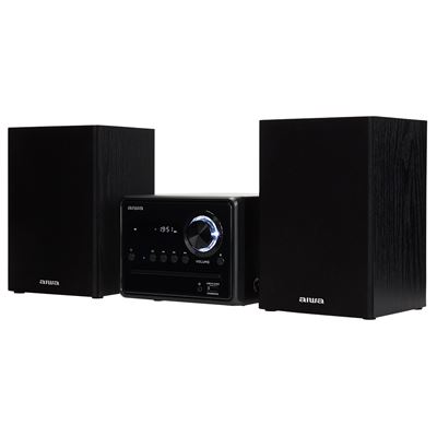 Microcadena Aiwa Msbtu-300 Color Negro Cd Bluetooth Usb