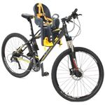Silla delantera infantil para bicicleta Gris Oscuro /Amarillo