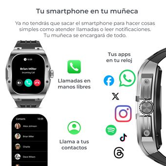 Smartwatch KSIX Hero, Pantalla AMOLED 1,95