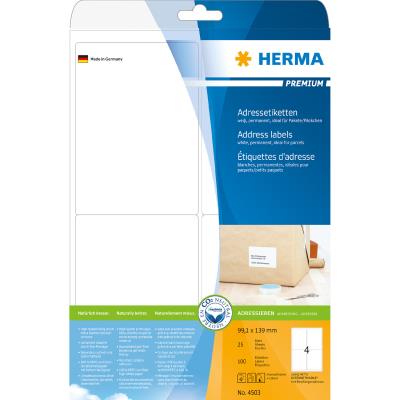 Herma 4503 A4 991 x 139 mm pack de 100 etiquetas 99.1