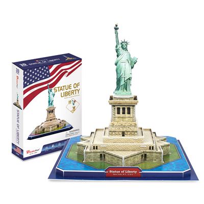 Puzzle 3d Estatua De La Libertad Grande Dam Multicolor