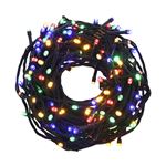 Tira de luces con 400 LEDs vidaXL 40m 8 efectos de luz IP44 multicolor