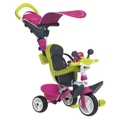 Triciclo Smoby 741201 Baby Driver Comfort 2, rosa