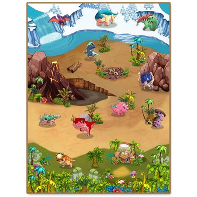 Alfombra Interactiva 3duplay Dino 3d 90 X 120 Cm