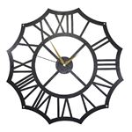 Reloj Homemania Números romanos Negro Negro 50x0,15x50cm