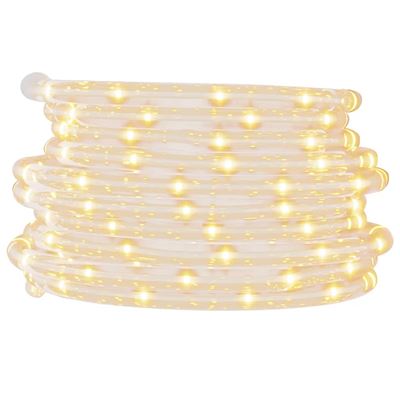 Tira De Luces Vidaxl Con 1200 Led Blanco Cálido Pvc 50 M