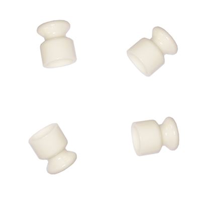 Aislador Porcelana Para Cable Trenzado Blanco Edm
