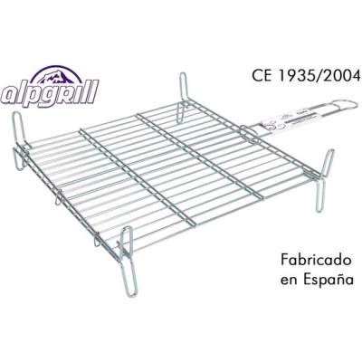 Parrilla Barbacoa OlpGrill 45x45cm Doble