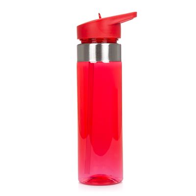 Halmik Bidón En Alta Calidad Y De 650 Ml, Con Cuerpo Acabado En Tritán De Alta Resistencia Al Calor. Dam Rojo