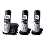 Teléfono Inalámbrico Duo Panasonic KX-TG6852SPB negro · Panasonic · El  Corte Inglés