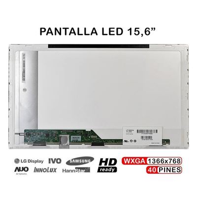 Portatilmovil® Pantalla Led de 15.6 para asus x54h f552l f551c f551casx079h x55a 40